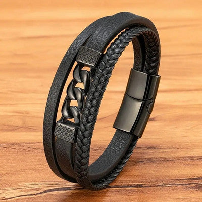 The XQNI Men's Leather Bracelet