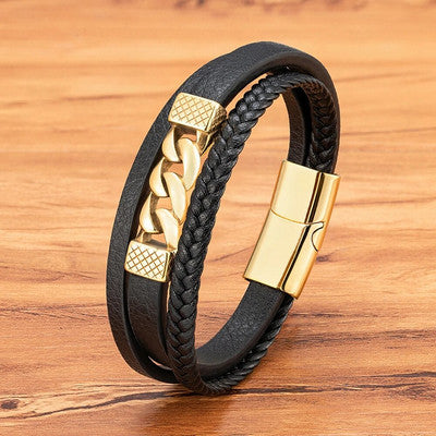 The XQNI Men's Leather Bracelet