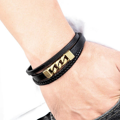 The XQNI Men's Leather Bracelet