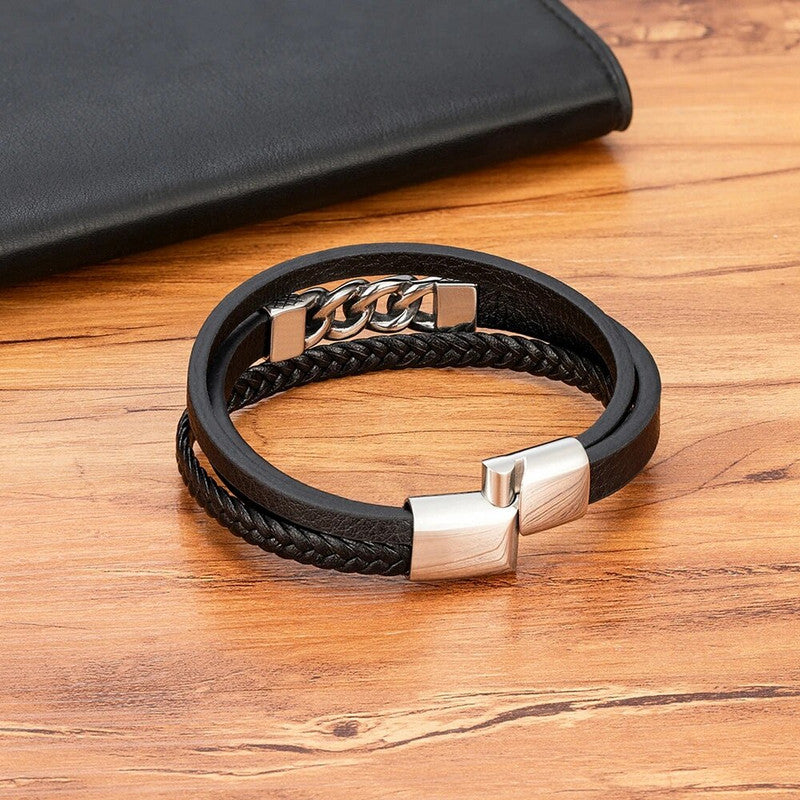 The XQNI Men's Leather Bracelet