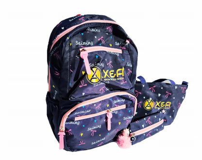 Black & Pink Kids Backpack