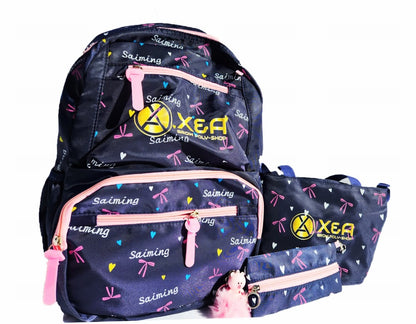 Black & Pink Kids Backpack