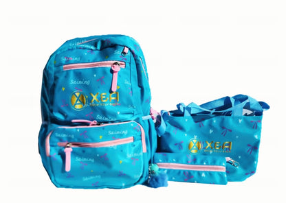 Blue & Pink Kids Backpack