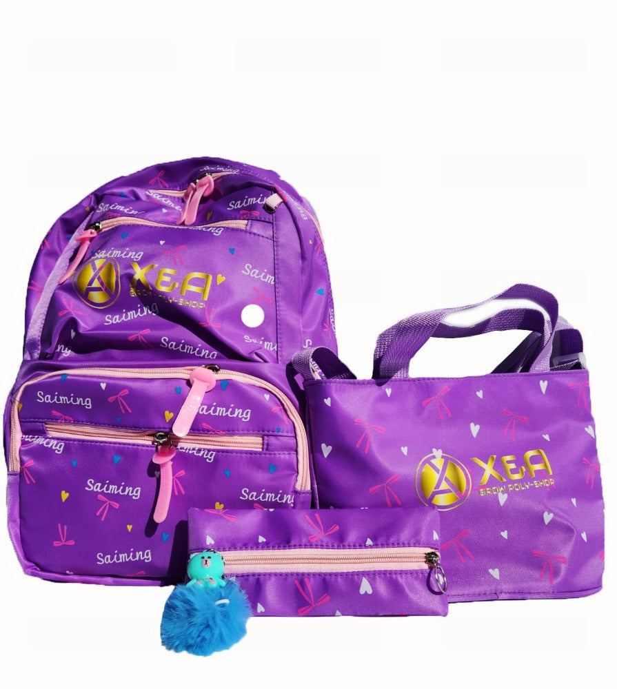 Purple & Pink Kids Backpack