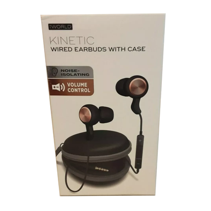 Kinetic Wired Earbuds With Case