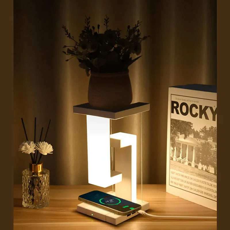 Tensegrity Smart LED Desk Lamp with Wireless Charging