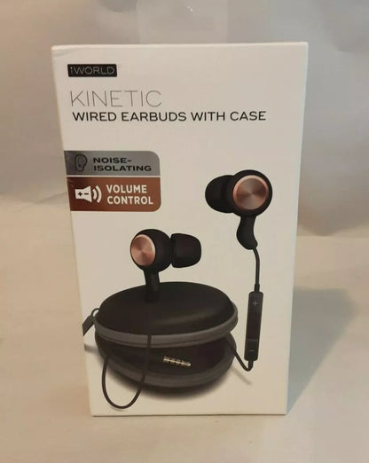 Kinetic Wired Earbuds With Case