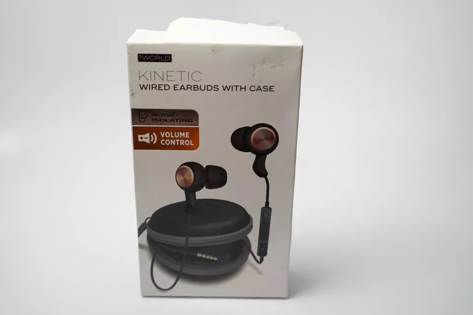 Kinetic Wired Earbuds With Case